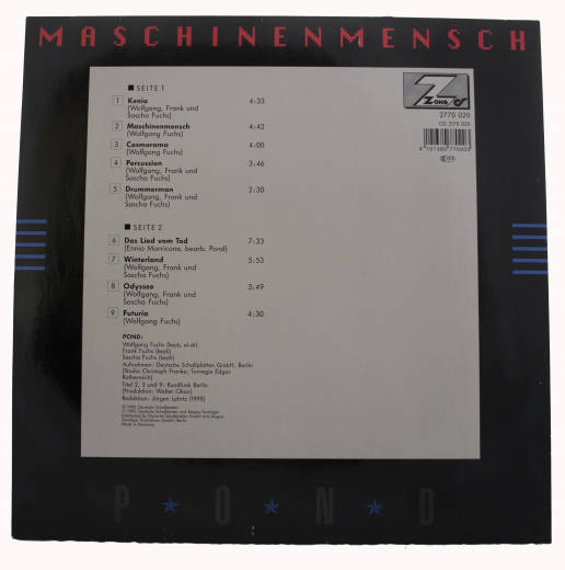 POND - Maschinenmensch als echte LP - Zur Zeit nicht lieferbar